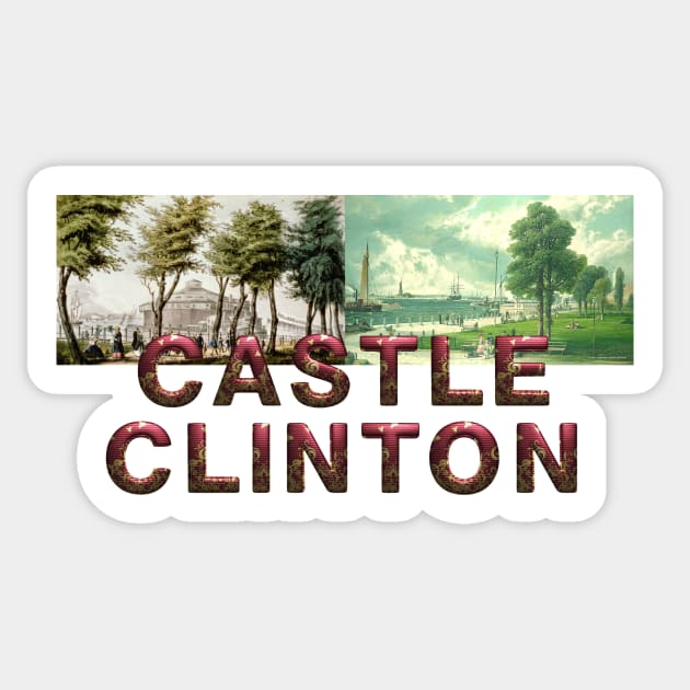 Castle Clinton National Monument Sticker by teepossible